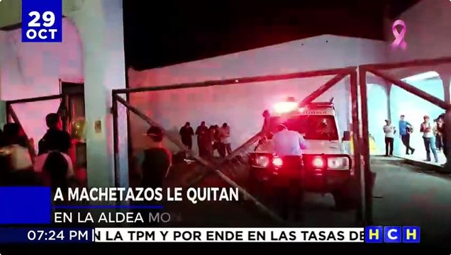 A machetazos le quitan la vida a un hombre en aldea Mongual de Las Flores, Lempira