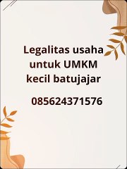 085624371576,Pengurusan izin legalitas usaha kecil batujajar