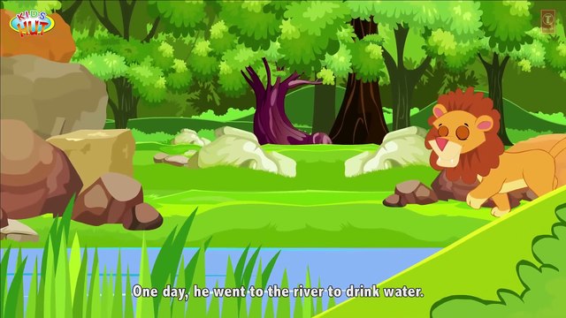 THE JACKAL WHO SAVED THE LION - ENGLISH STORIES __ KIDS HUT STORIES- MORAL STORIES