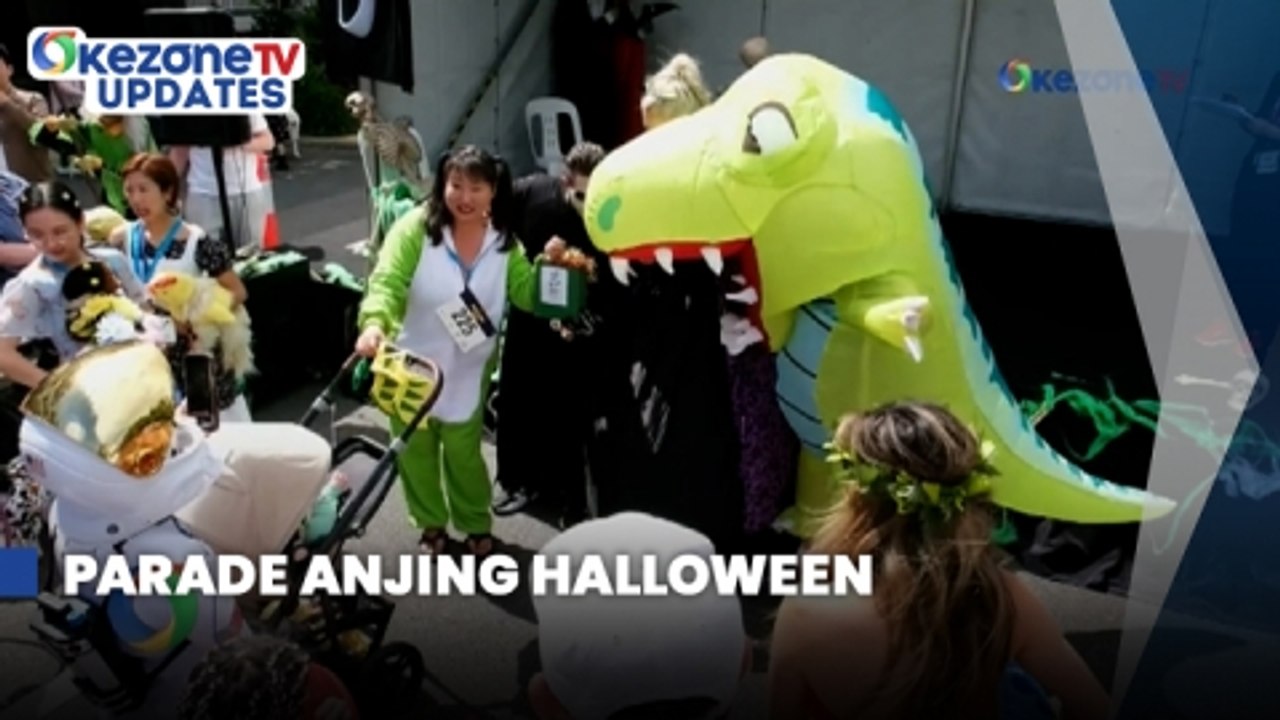 Tampil Menggemaskan, Parade Anjing dalam Memeriahkan Halloween di Australia
