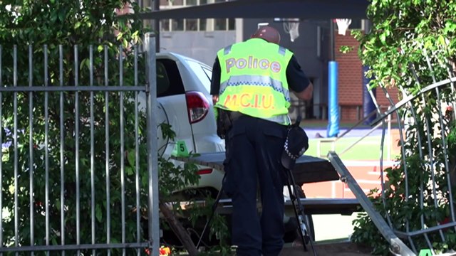 One child dead, four injured after car crashes through fence of Auburn South Primary School in Melbourne's east