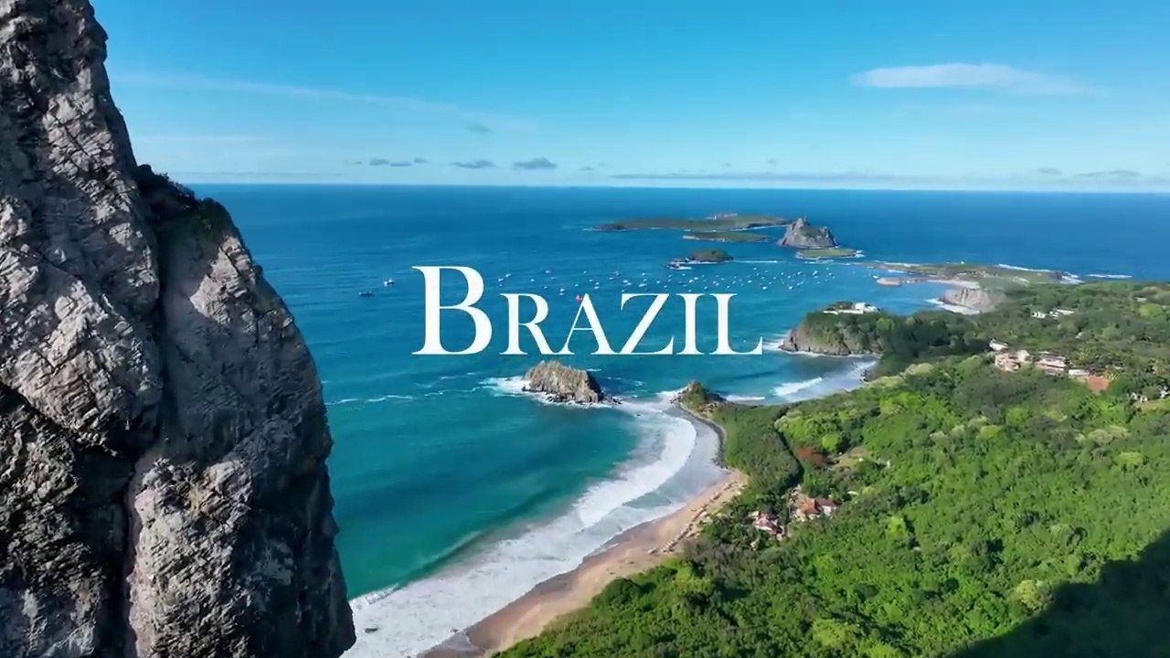 Brazil | Beautiful Tropical Country | Scenic scene | Beauty of nature| Brazil Scenic scenes | Relaxation film | amit parmar
