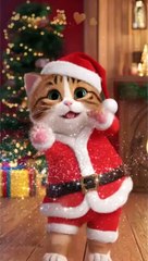 Jingle Bell cat Dancing funny video's 