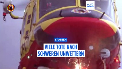 51 Tote nach schweren Unwettern in Spanien