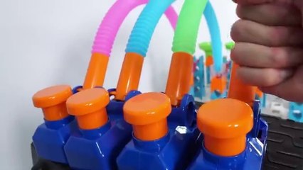 Pop Tube Marble Run Race ASMR # 2 ☆ In The Air ☆ Creative Healing Sound Simple Machine DIY Build