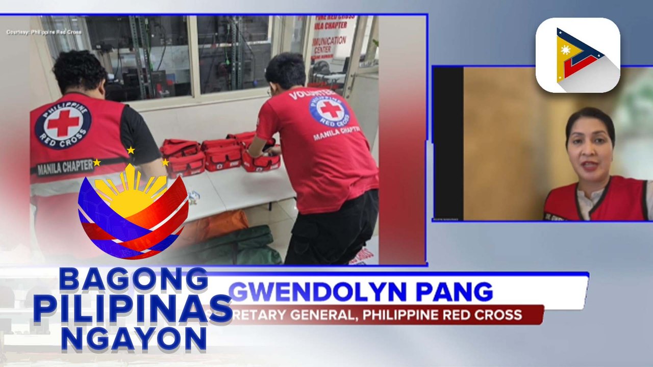 Panayam kay Secretary General Gwendolyn Pang ng Phil. Red Cross ukol sa...