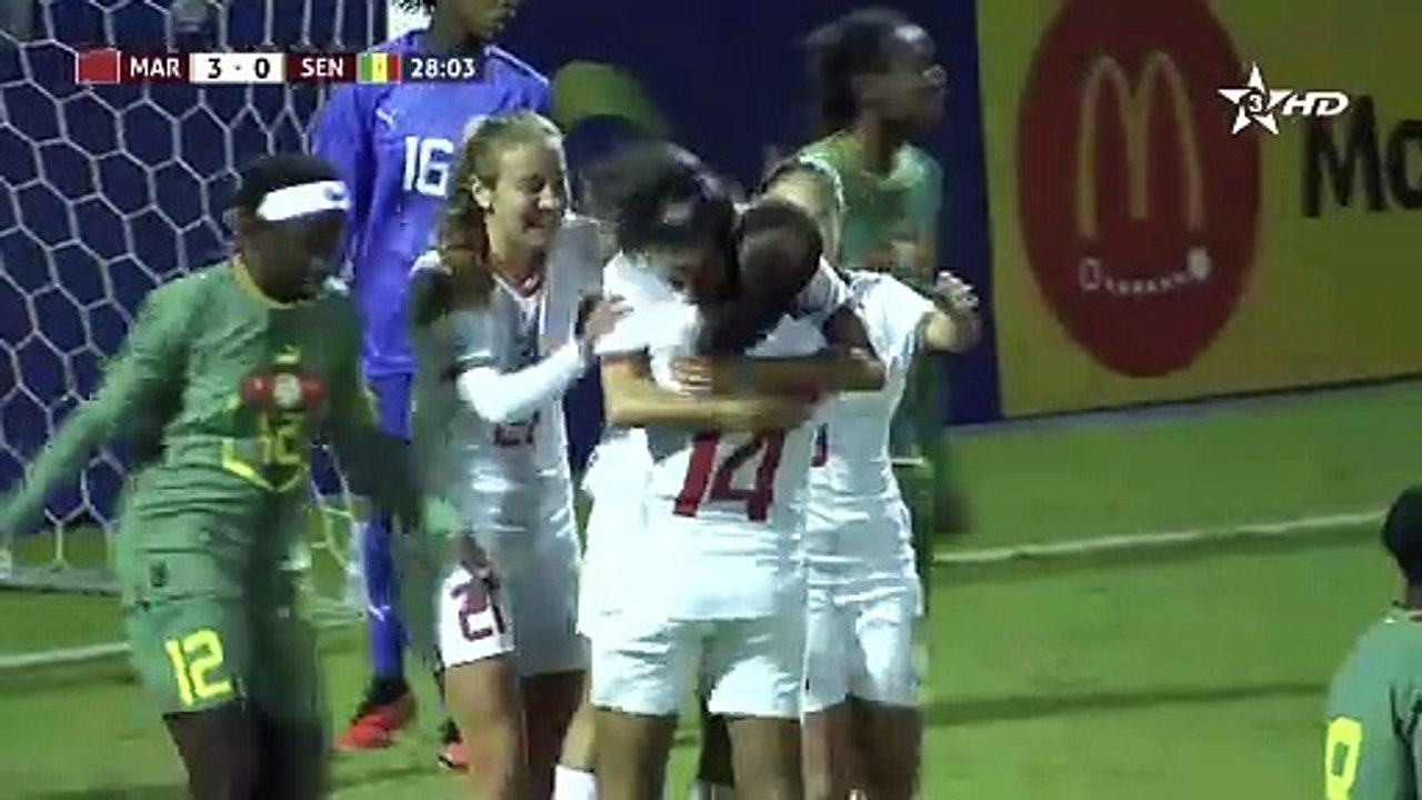ملخص و اهداف المباراة الودية بين المنتخب الوطني المغربي النسوي و نظيره السينيغالي