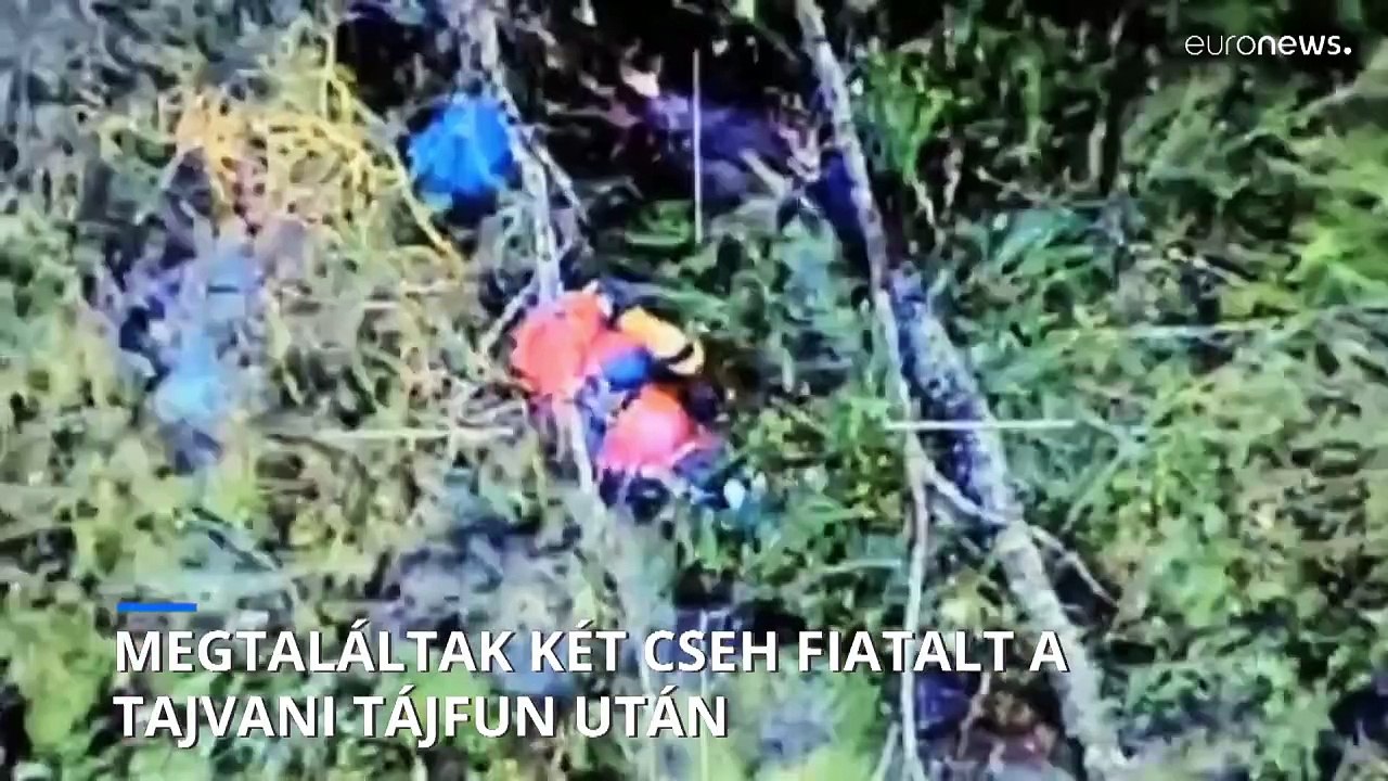 Napok után találták meg a tajvani tájfun alatt eltűnt két cseh túrázót