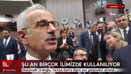 Abdulkadir Uraloğlu, Türkiye Kart'a ilişkin son gelişmeleri aktardı