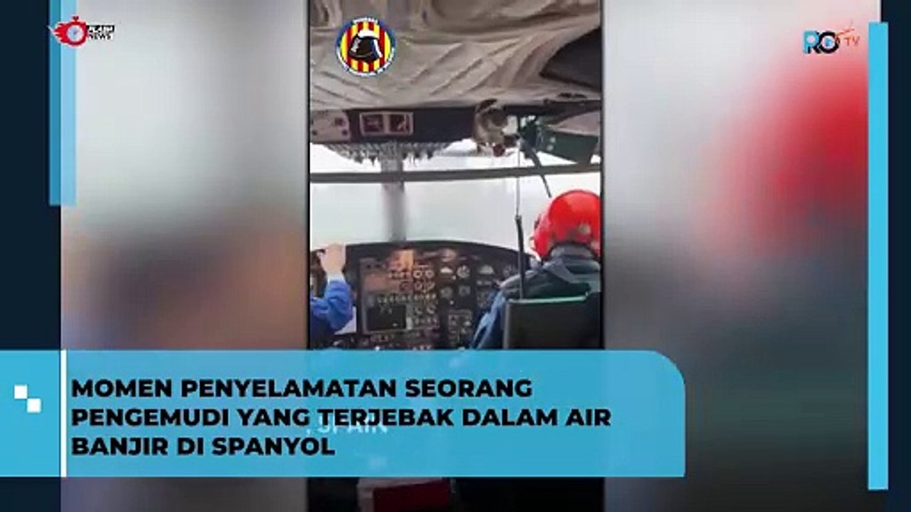 Momen Dramatis Penyelamatan Warga Terjebak di Spanyol