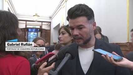 Rufián: "La responsabilidad política es de los gobiernos que privatizan"