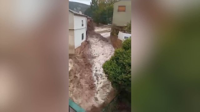 Las riadas que han asolado la ciudad albaceteña de Letur