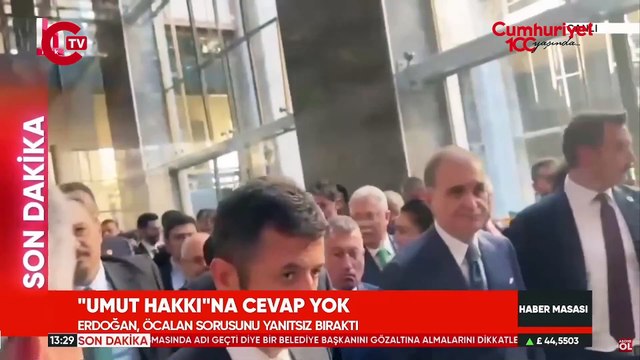 Erdoğan 'Umut Hakkı' sorusunu yanıtsız bıraktı