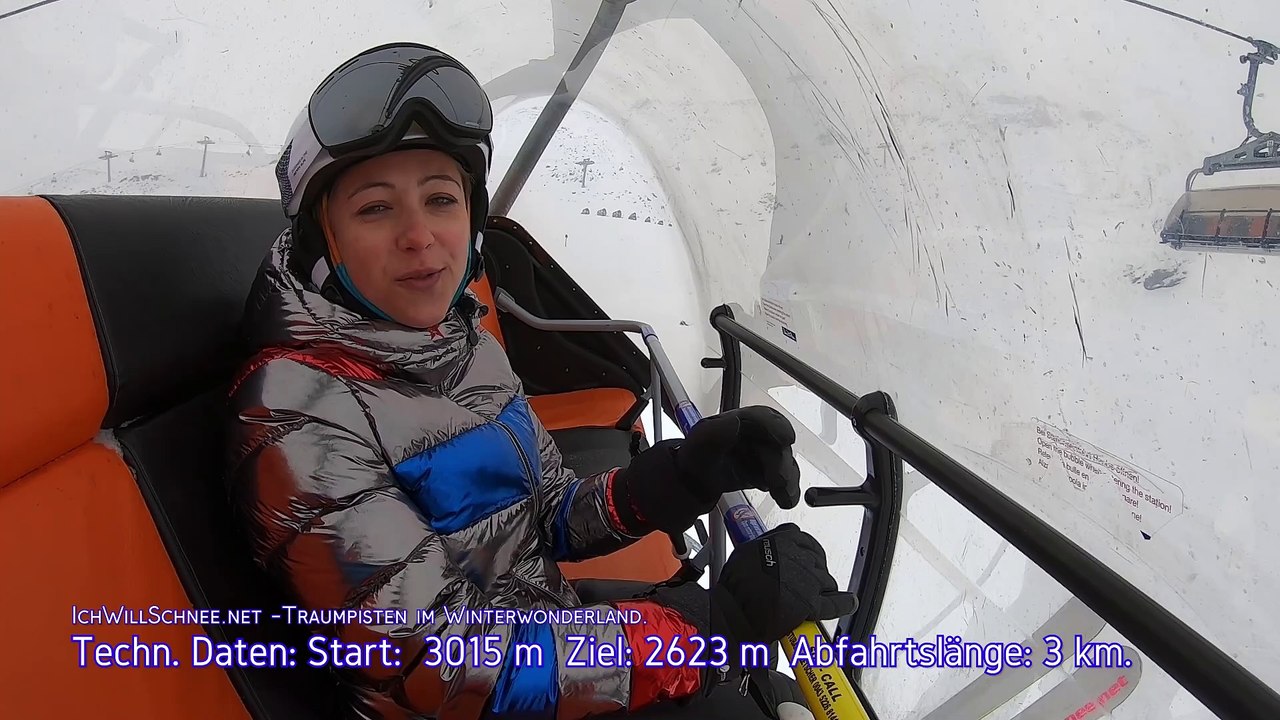 Traumpisten im Winterwonderland mit Tina: Daunferner (Stubaier Gletscher).