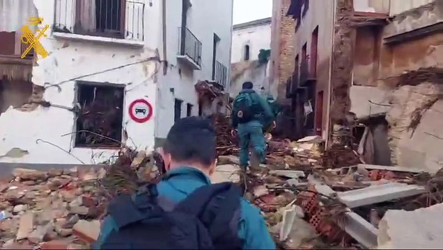 Destrozos causados por la DANA en Letur (Albacete)