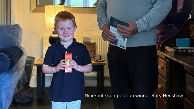 Trefloyne Golf Club juniors presentation