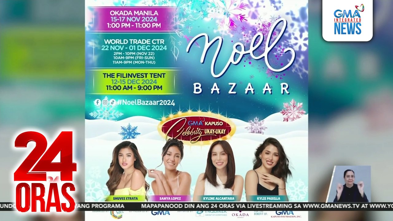 Kapusong Totoo: Noel Bazaar magbubukas na sa Nov.15; paghahanda ng GMAKF; Quezon at Batangas, nahatiran ng tulong | 24 Oras