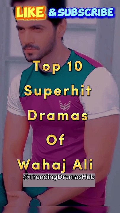 Top 5 Superhit Dramas of Wahaj Ali | Best Dramas of Wahaj Ali #wahajali #drama