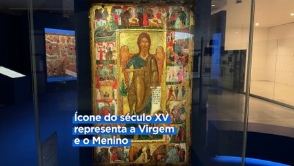 Ícones raros retirados da Ucrânia expostos pela primeira vez em França