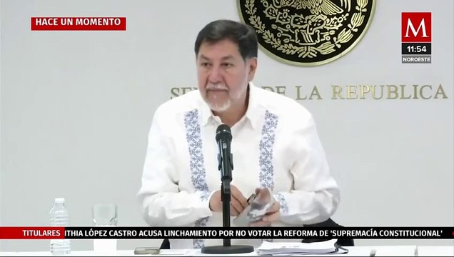 Fernández Noroña advierte que el Senado podría no aceptar renuncias de ministros de la Corte