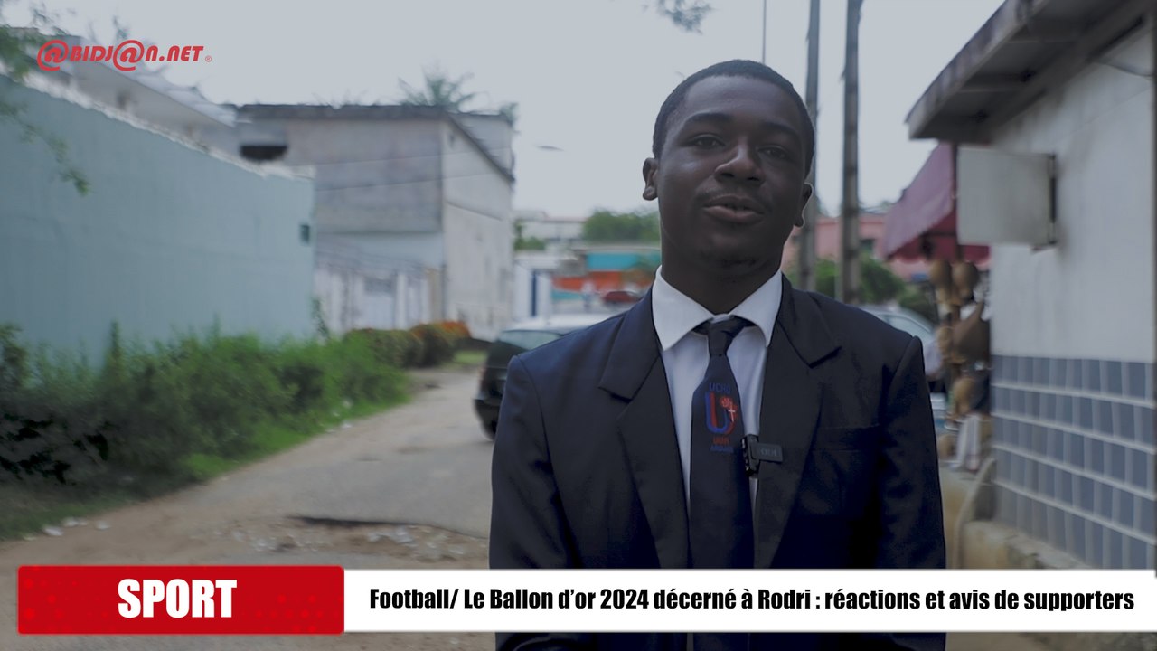 Football/ Le Ballon d’or 2024 décerné à Rodri : réactions et avis de supporters