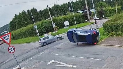 Videoüberwachung zeigt 'Großbritanniens gefährlichste Kreuzung'