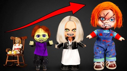Who Will Haunt You? ☠️ Creating the Creepiest Dolls Ever: Chucky, Tiffany, Glen & Annabelle! 