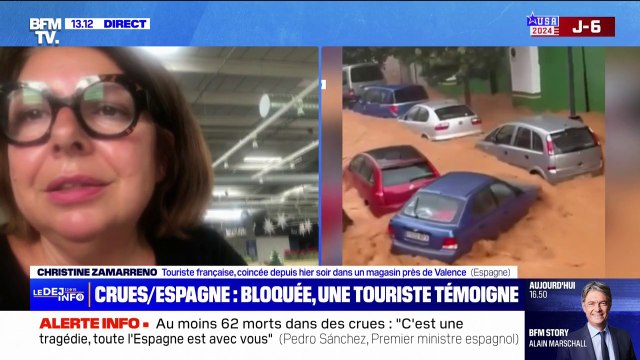 C'était l'apocalypse : le témoignage de cette Française coincée dans un magasin en Espagne à cause des crues éclairs