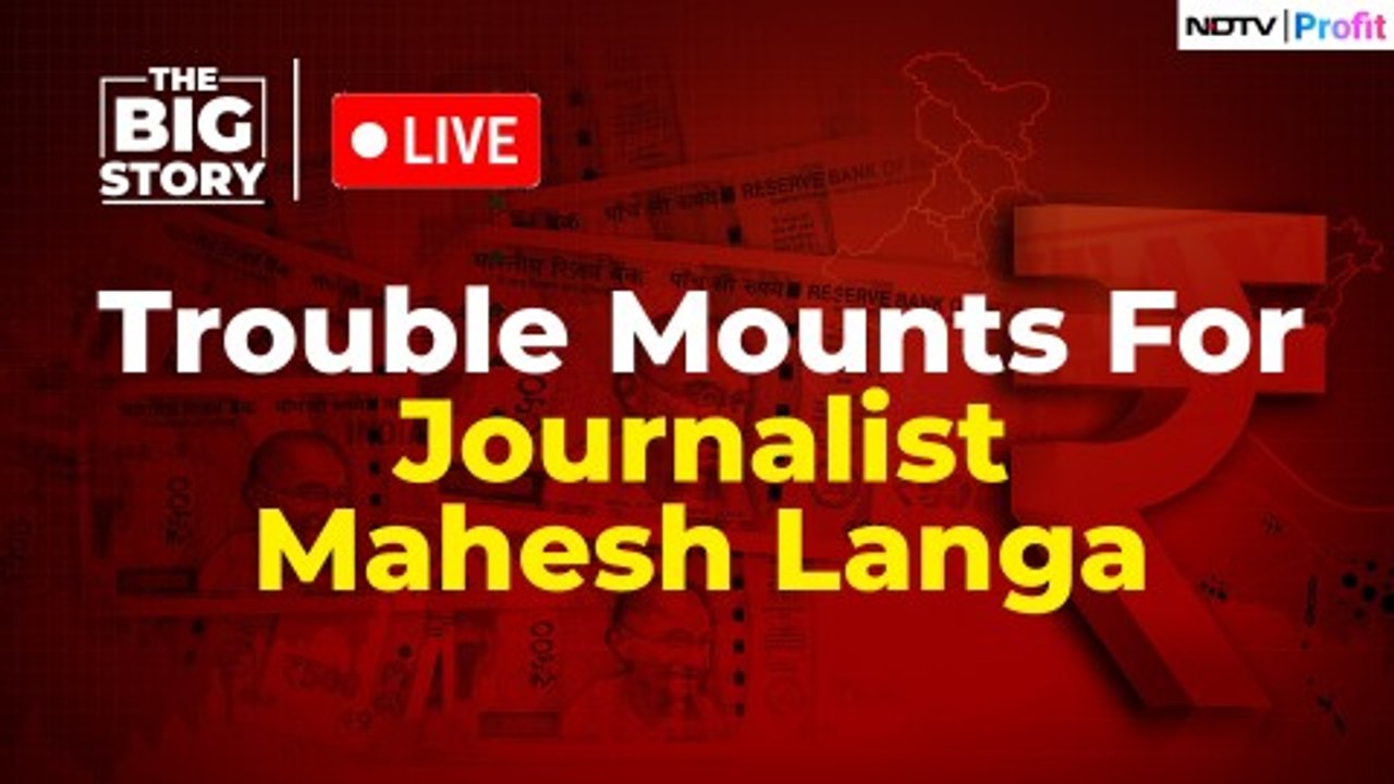 Big Story |  Trouble Mounts For Journalist Mahesh Langa | NDTV Profi