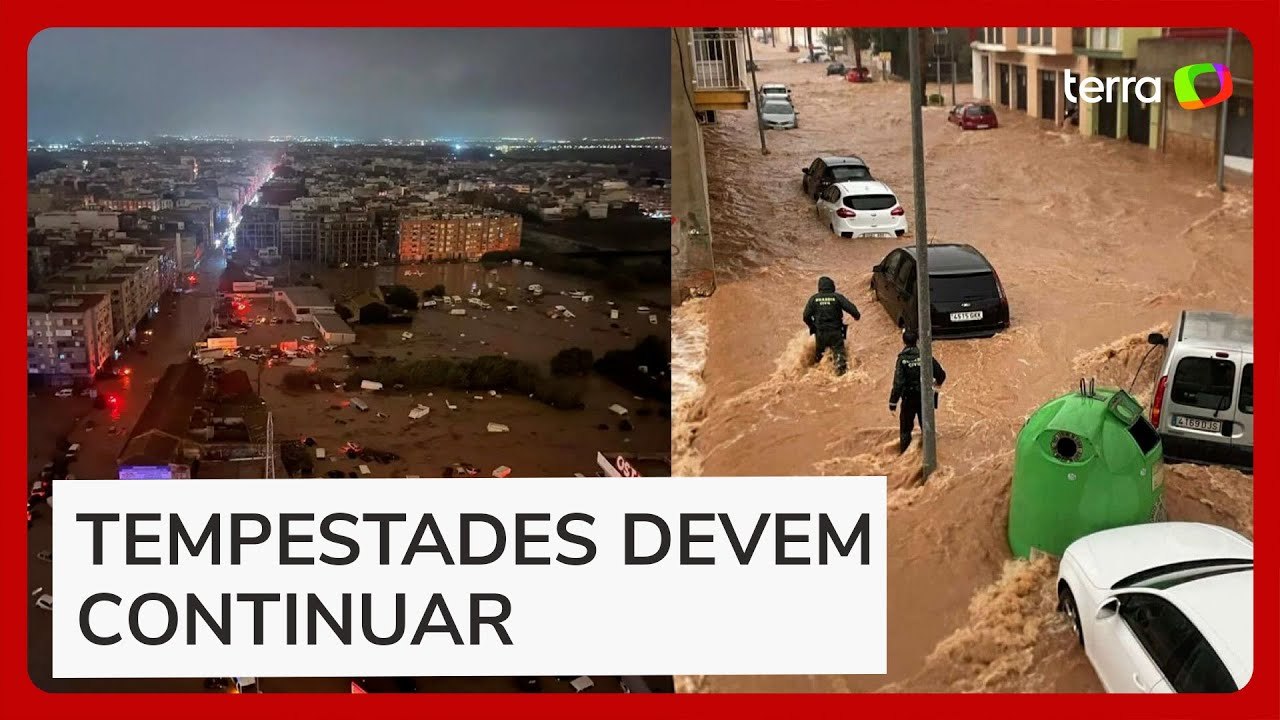 Enchente deixa mais de 60 mortos em Valência, na Espanha