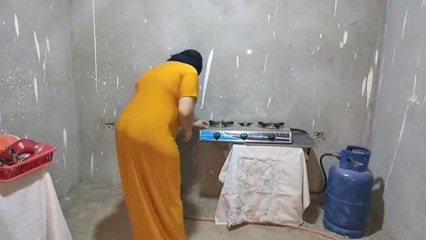 روتين يومي شامل: طبخ، تنظيف المطبخ، وتنظيف المنزل بسهولة 🧹