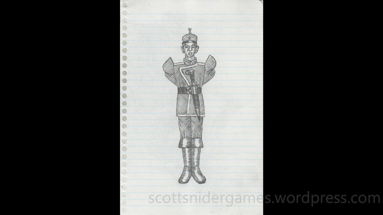 Soldier Pencil Sketch Video #481 (10-30-2024)