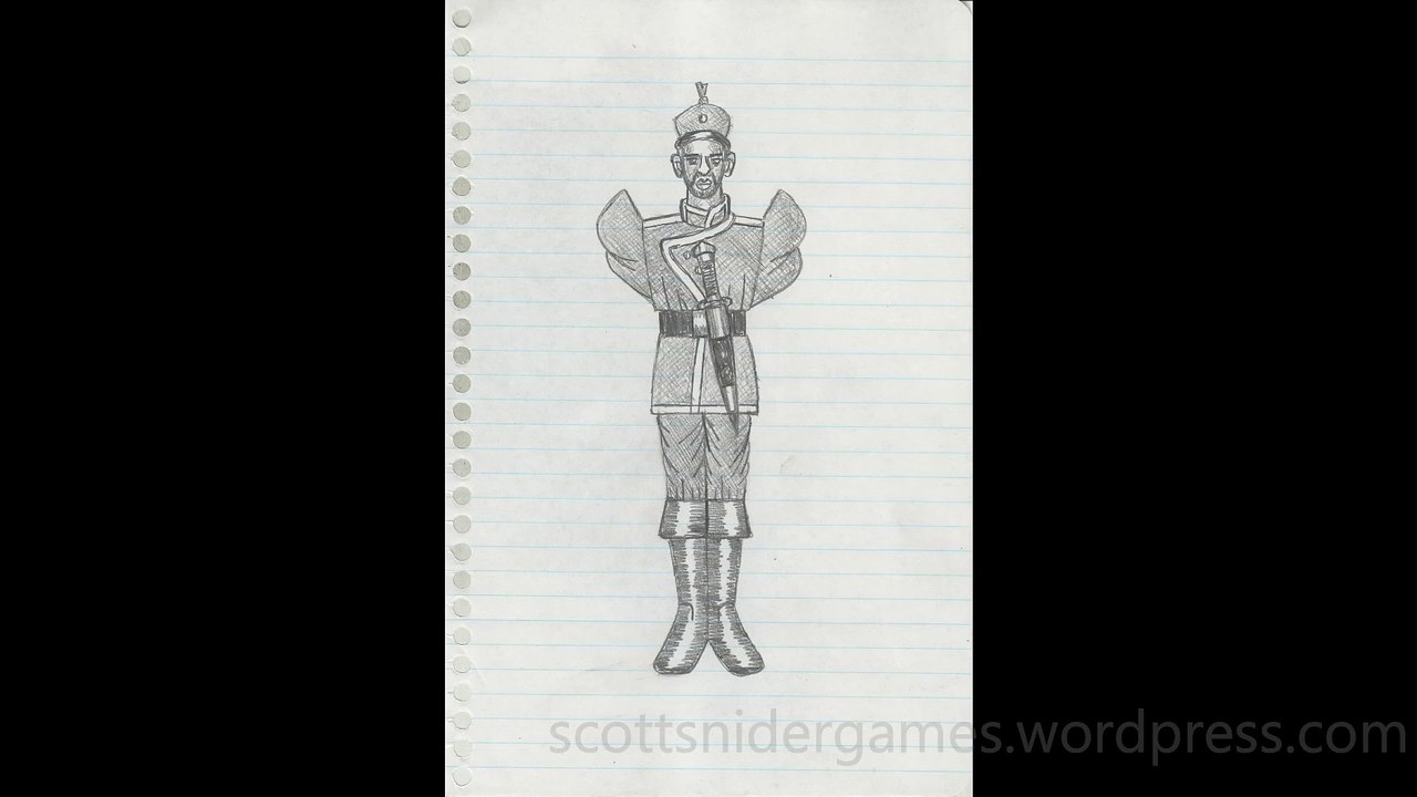 Soldier Pencil Sketch Video #486 (10-30-2024)