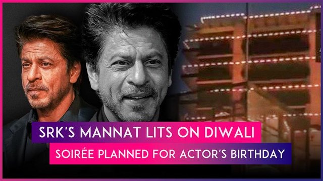 Shah Rukh Khan's Mannat Lits On Diwali; Grand Party Planned By Gauri Khan For SRK's 59th Birthday