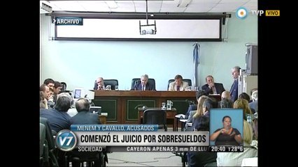 Menem y Cavallo acusados: Comenzó el juicio por sobresueldos