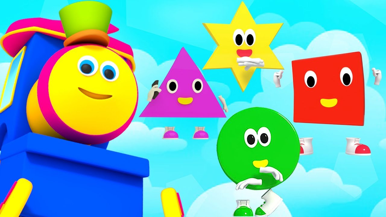 Five Little Shapes, Ten In The Bed + More Bob The Train Educational ...