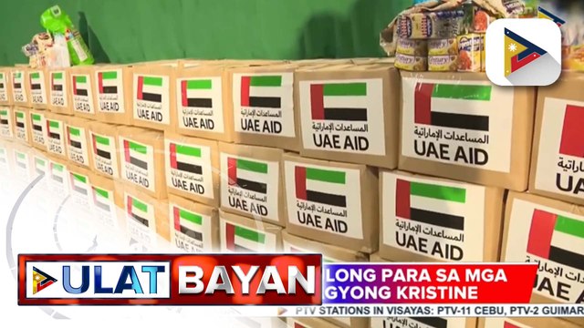 OCD: Bilang ng mga indibidwal na posibleng maaapektuhan ng Super Typhoon Leon, nasa 2.5-M; UAE, namigay ng tulong para sa mga sinalanta ng Bagyong Kristine