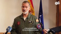 Felipe VI comparte su tristeza 