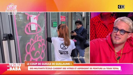 Des militants écolo cassent des vitres et aspergent de peinture la tour Total !