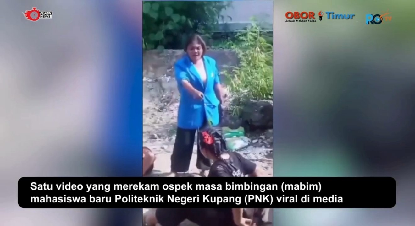 Mahasiswa di Kupang Viral Usai Suruh Junior Minum Oli