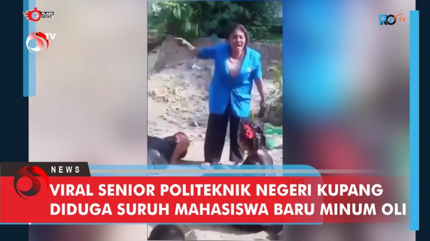Viral Senior Politeknik Negeri Kupang Diduga Suruh Mahasiswa Baru Minum Oli