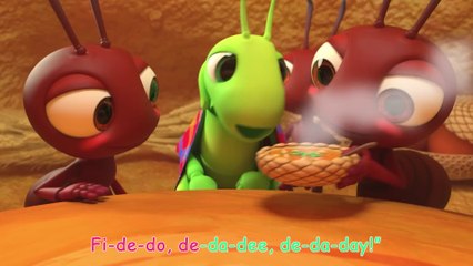 The Ant and the Grasshopper - KidTv Nursery Rhymes & Kids Songs