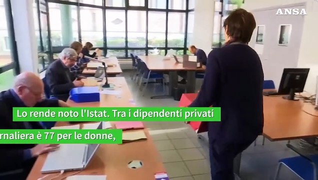 Lavoro e retribuzioni: gli uomini guadagnano il 28% piu' delle donne