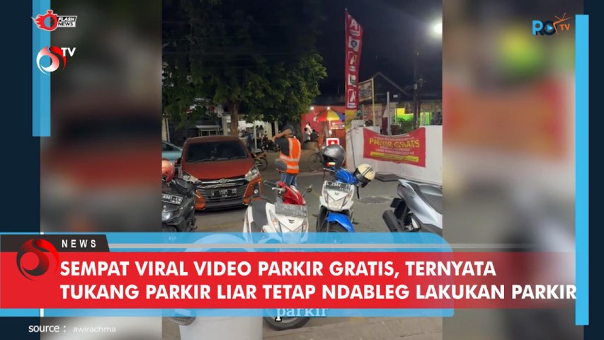 Sempat Viral Video Parkir Gratis, Ternyata Tukang Parkir Liar Tetap Ndableg Lakukan Parkir