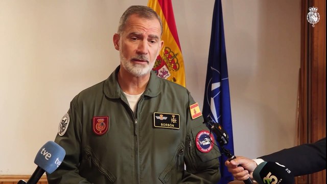 Felipe VI muestra su pésame por las víctimas de la DANA: Se trabaja con todos los medios