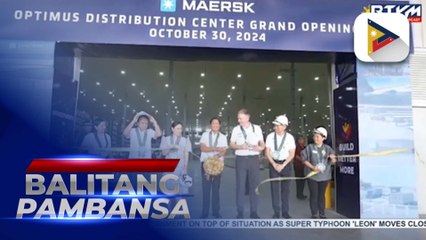 Pres. Marcos Jr. says Maersk Optimus Distribution Center to boost economy