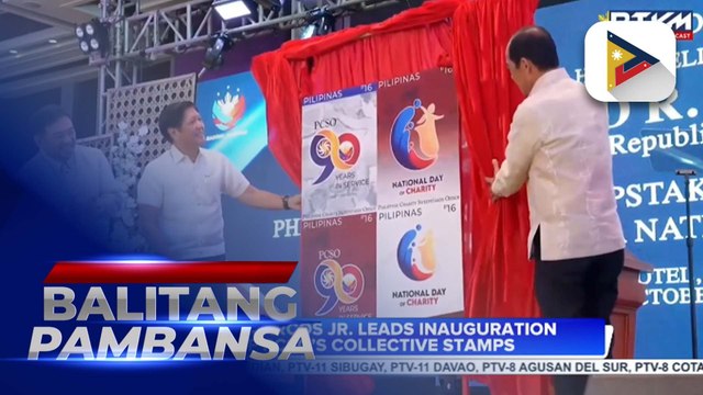 Pres. Marcos Jr. leads inauguration of PCSO’s collective stamps, directs agency to intensify charity works