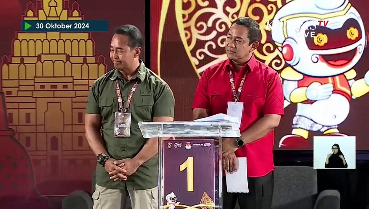 Andika Perkasa Jawab Pertanyaan Soal Strategi Pelayanan Publik di Debat Perdana Pilkada Jateng 2024