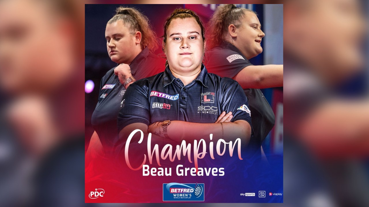 Beau Greaves writes off her chances at competing against Luke Littler and co at Grand Slam of Darts