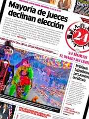 Mayoría de jueces declinan elección